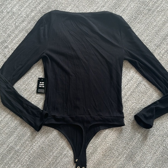 Express Ribbed Bodysuit - Picture 8 of 9
